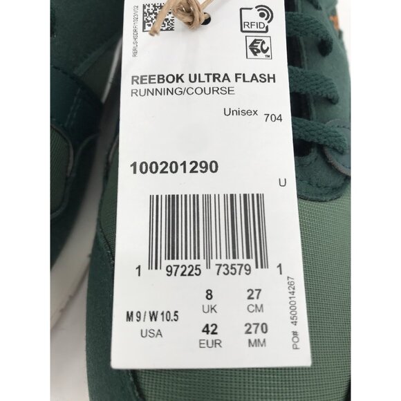 Reebok Men\'s‎ Ultra Flash Lace-Up Running Sneaker Size 9 Green main image 13